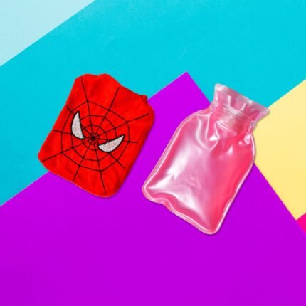 Small Hot Water Bag with Cover Pain Relief for Neck, Shoulder, Hands, Feet, and Menstrual Cramps, Ideal for Warmth and Comfort