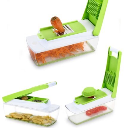 House of Sensation Snowpearl 14-in-1 Quick Dicer Multi-Function Kitchen Tool for Fast, Precise Food Prep